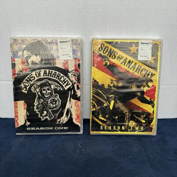 Sons of Anarchy: Complete Seasons 1 and 2 (New-Factory Sealed) DVD Box Set - Picture 1 of 3
